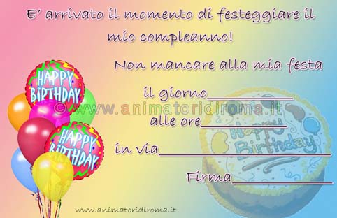 Biglietto di compleanno