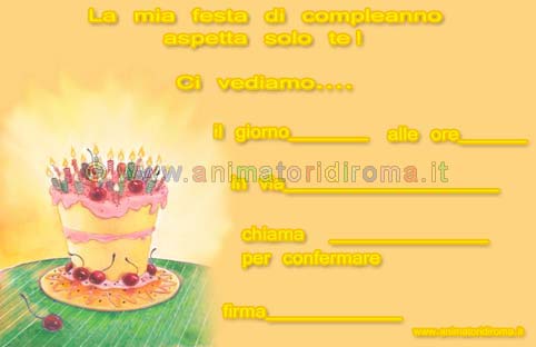 Biglietto di compleanno