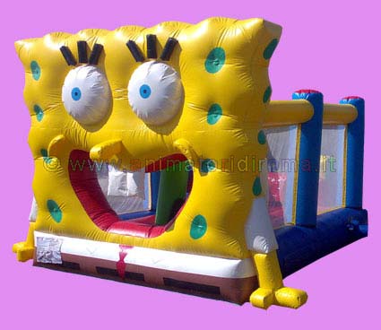 L'immagine di Spongebob gioco gonfiabile.