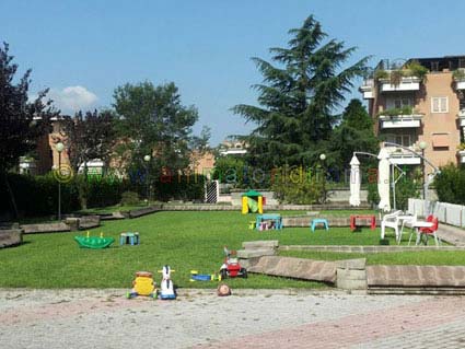 Gli spazi per le feste dei bambini di Flora fauna e Serenella.
